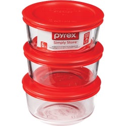 Item 618595, Durable high-quality tempered glass containers resist stains and do not 