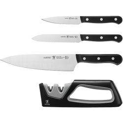 Item 619938, High carbon stainless steel knife blades stay sharper longer and are highly