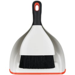 Item 619986, Sweep up with handy dust pan.
