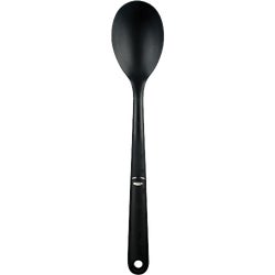 Item 620073, Nylon spoon is perfect for stirring soups, sauces, stews, and chili.