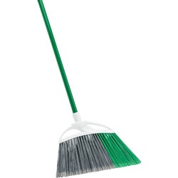 Item 620233, The Precision Angle Broom is precisely cut to reach under cabinets and 