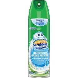 Item 620484, Antibacterial Scrubbing Bubbles Bathroom Grime Fighter foams to thoroughly 