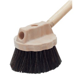 Item 623249, Round brush face is flared for thorough cleaning of smaller window areas, 