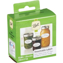 Item 623768, A unique new label material designed to adhere securely on jars during 
