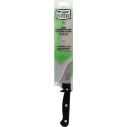 Item 624330, The 8" Essentials chef knife is used to dice onions, mince parsley, core a 