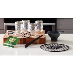 Item 625073, Ball Preserving Kit provides the ideal combination of ball jars, canning 