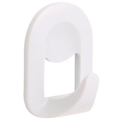 Item 625116, Jumbo adhesive hook features Peel 'n Stick tape for stronger hold.