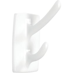 Item 625140, Double adhesive hook features Peel 'n Stick tape for strong hold.
