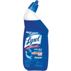 Item 625176, Lysol power toilet bowl cleaner gives you professional disinfecting and 