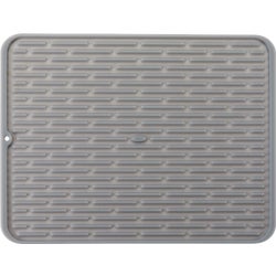 Item 625336, Our Silicone Drying Mats feature a unique rib design that aerates and 