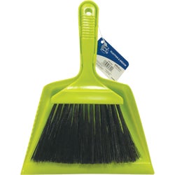Item 626872, Smart Savers dust pan and broom set. 3 in.