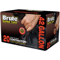 Item 628226, Contractor trash bag is suitable for professional and residential cleanup 