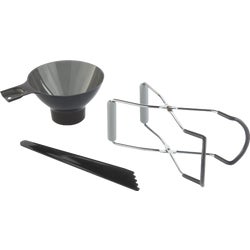 Item 630112, 3-piece utensil kit provides the ideal combination of canning tools to 