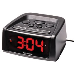 Item 632201, Big and loud electric Intelli-Time alarm clock.