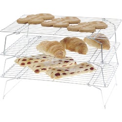 Item 632627, Stacked cooling racks allow you cool dozens of cookies or pastries, or 