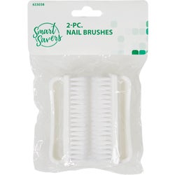 Item 633038, Smart Savers 2-piece nail brush set.<br>
<br><b>No. 10040:</b> Material: Polypropylene, Pkg Qty: 2, Package Type: Bag