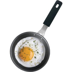 Item 633314, GraniteStone egg pan has a titanium non-stick coating that provides higher 