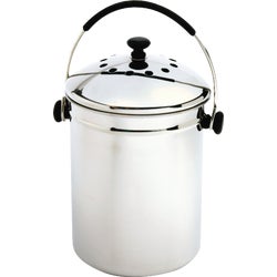 Item 634683, 1 gallon stainless steel compost keeper.