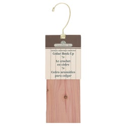 Item 635359, Handy hook-up adds fresh scent of aromatic cedar in closets. 3 In. W.
