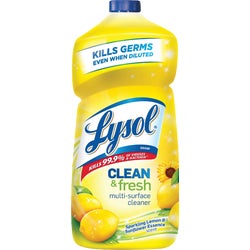 Item 636878, Lysol Multi-Surface Cleaner for every room and every need in your home.