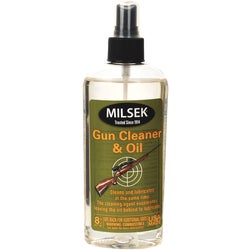 Item 639627, Mineral spirits and petroleum distillates effectively clean your firearm (