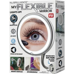 Item 642327, NuBrilliance My Flexible Mirror has a flexible neck to fit all your needs.