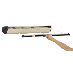 Item 644978, Retractable clothesline featuring lightweight and heavy-duty construction, 