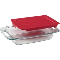 Item 646787, Pyrex bakeware is durable, transparent for easy monitoring of baking 
