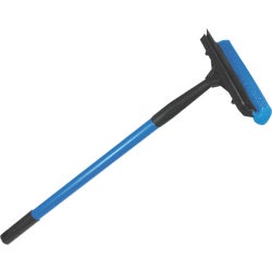Item 649112, Lightweight plastic 8" head that will not rust. Durable rubber blade.