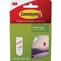 Item 649791, Decorate your world without damaging your walls with Command Poster Strips