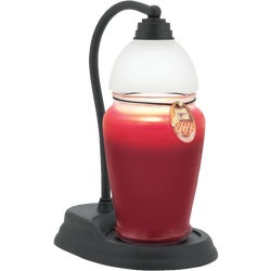 Item 650132, Electric Aurora candle warmer lamp melts the top of the candle with a soft 