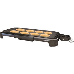 Item 650158, The Black+Decker Family-Sized Electric Griddle combines fast and even 