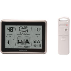Item 650164, Wireless weather forecaster, indoor/outdoor temperature, degree F/C 