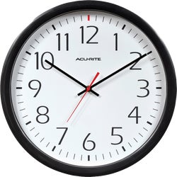 Item 650919, 14 In. Set &amp; Forget office clock.