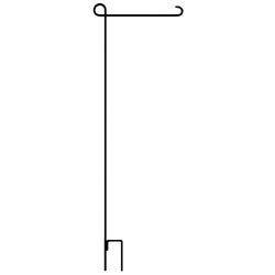 Item 651565, Metal garden flag pole holder. Accommodates a garden flag up to 15 inches.