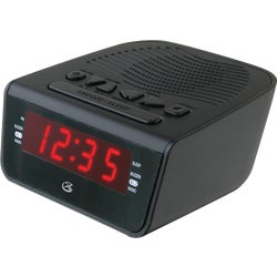 Item 652975, Dual alarm clock radio.