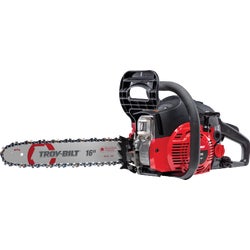 Item 700159, The TB4216 gas chainsaw is equipped with a powerful 42cc full crank 2 cycle