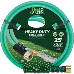 Item 700460, The Best Garden Heavy Duty Soft &amp; Supple Garden Hose is ideal for tough