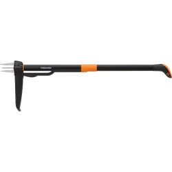 Item 700498, Stand-up weeder with 4 serrated claws is designed to remove weeds and their
