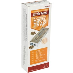Item 700941, Multiple catch mouse trap with window. Narrow profile for tight spaces.