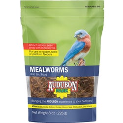 Item 700950, Audubon Park Mealworms are ideal for your insect-eating birds.