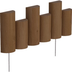 Item 701220, Each flexible wooden section can be installed in a straight line or a curve