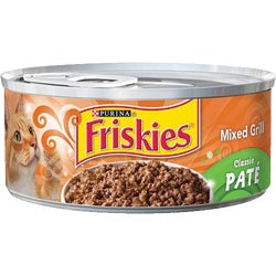 Item 701471, Friskies wet cat food with 100% complete and balanced nutrition for cats of