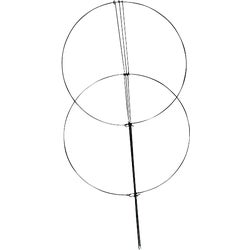 Item 701547, Double ring plant support protects peonies and other tall or bushy plants 