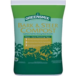 Item 701594, Greensmix Bark &amp; Steer compost.