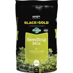 Item 701665, Black Gold Seedling Mix is a highly refined, organic seedling mix.