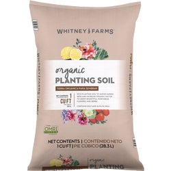 Item 701777, Organic garden soil with a premium blend of organic matter and natural 