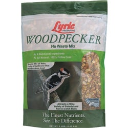 Item 701859, Woodpecker No Waste bird mix is designed to help attract woodpeckers and 