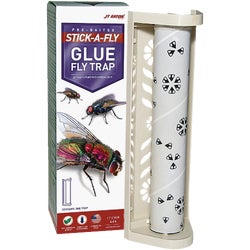 Item 701902, Disposable indoor fly trap featuring glue that does not dry out and will 