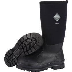 Item 701932, Classic Hi plain toe work boot with stretch-fit topline binding to keep 